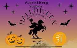 Halloween Horse and Carriage Trick or Treat