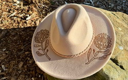 Pyrography Hat Etching Workshop at Hawkesbury Remakery