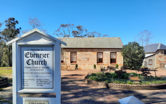 Australia's oldest (and cutest!) church at Ebenezer