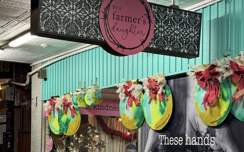 Sign of By a farmers daughter store