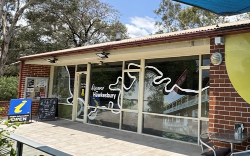 front of Visitor centre