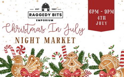 Christmas in July Night Market at Raggedy Bits