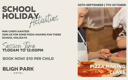 Pizza Making Workshop at Bligh Park Hotel