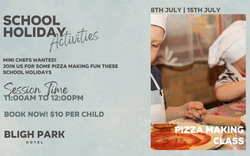 Pizza Making Workshop at Bligh Park Hotel