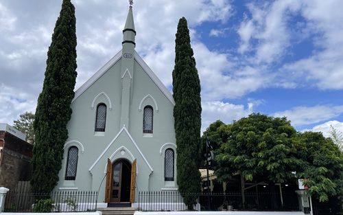 Church bar frontage