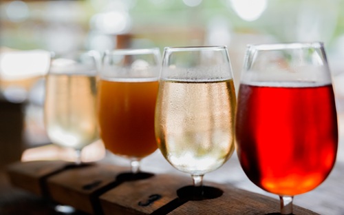 Cider tasting