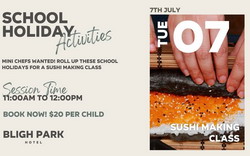 Sushi Making Class at Bligh Park Hotel