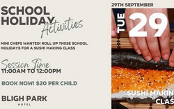 Sushi Making Class at Bligh Park Hotel
