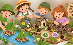 School Holiday Program - Build, Weave & Craft