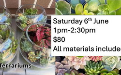 Terrarium Workshop at Hawkesbury Remakery